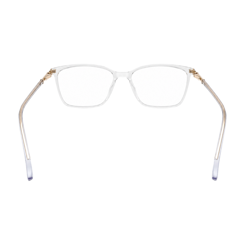 Zoe Miller Iconic Collection – ICN 3565 Square Optical Frame | Transparent White-zoom-