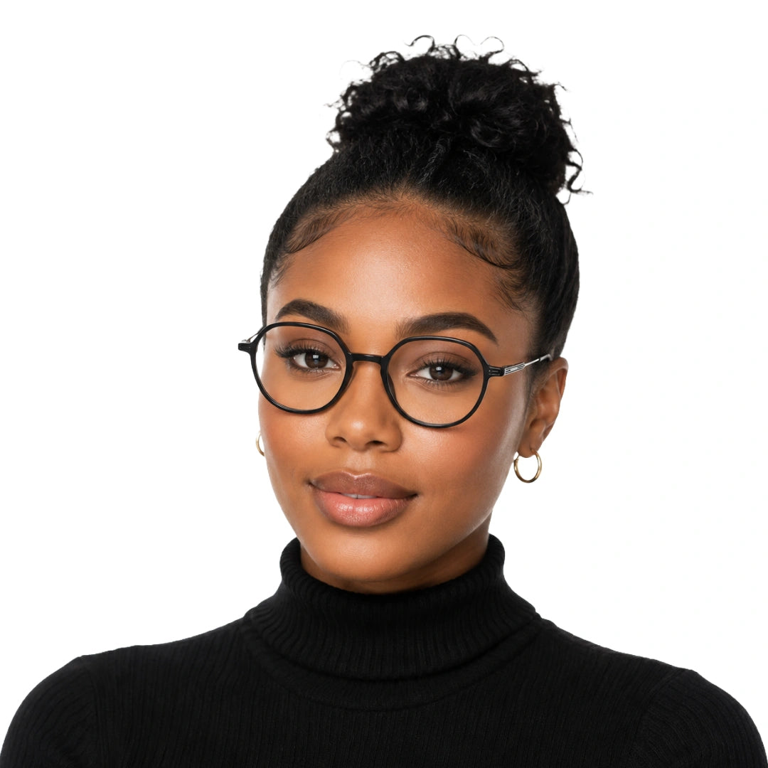 Zoe Miller ICN3575 Geometric Eyeglasses | Full-Rim Prescription Frames-zoom-8