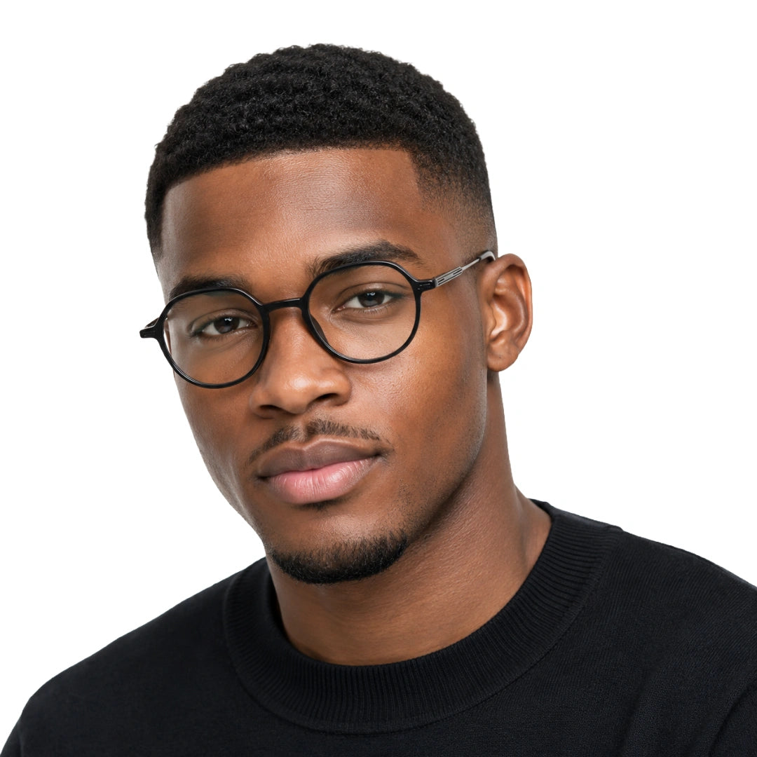 Zoe Miller ICN3575 Geometric Eyeglasses | Full-Rim Prescription Frames-zoom-9