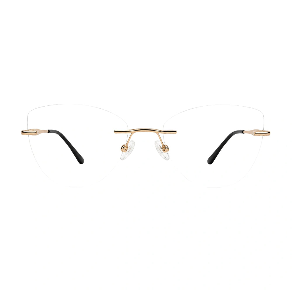 Zoe Miller ICN 3580 | Iconic Rimless Prescription Eyeglasses