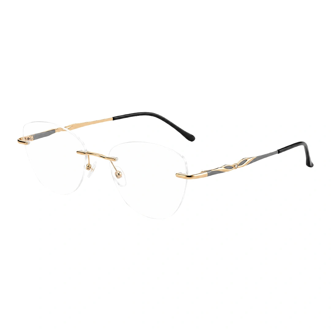 Zoe Miller ICN 3580 | Iconic Rimless Prescription Eyeglasses-2