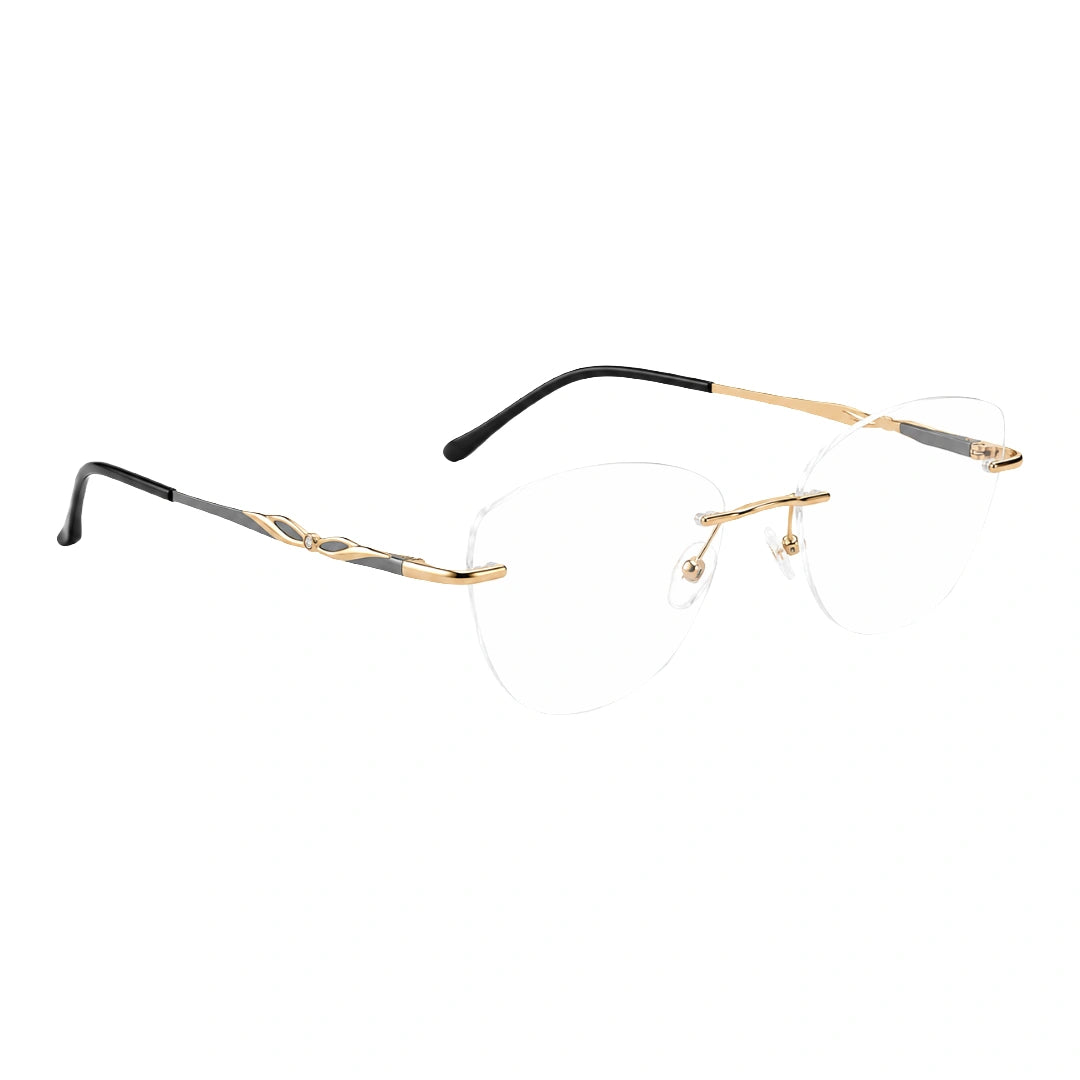 Zoe Miller ICN 3580 | Iconic Rimless Prescription Eyeglasses-zoom-5