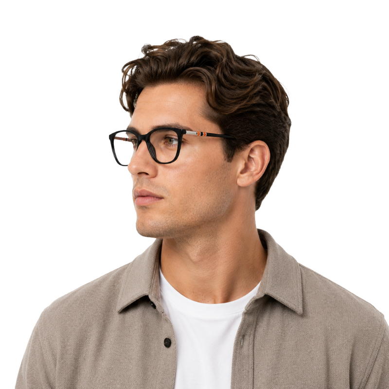 Zoe Miller Iconic Collection – ICN 3597 Cat-Eye Optical Frame | Matt Black-zoom-