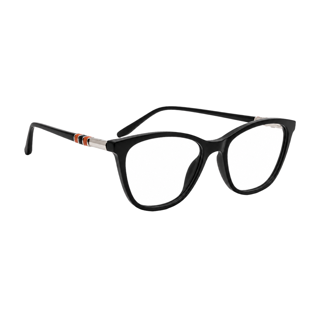 Zoe Miller Iconic Collection – ICN 3597 Cat-Eye Optical Frame | Matt Black-zoom-5