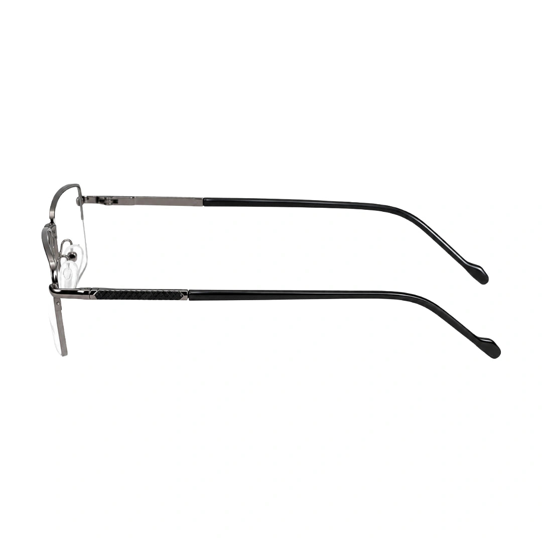 Zoe Miller ICN3610 | Semi-Rimless Prescription Rectangle Eyeglasses-zoom-3