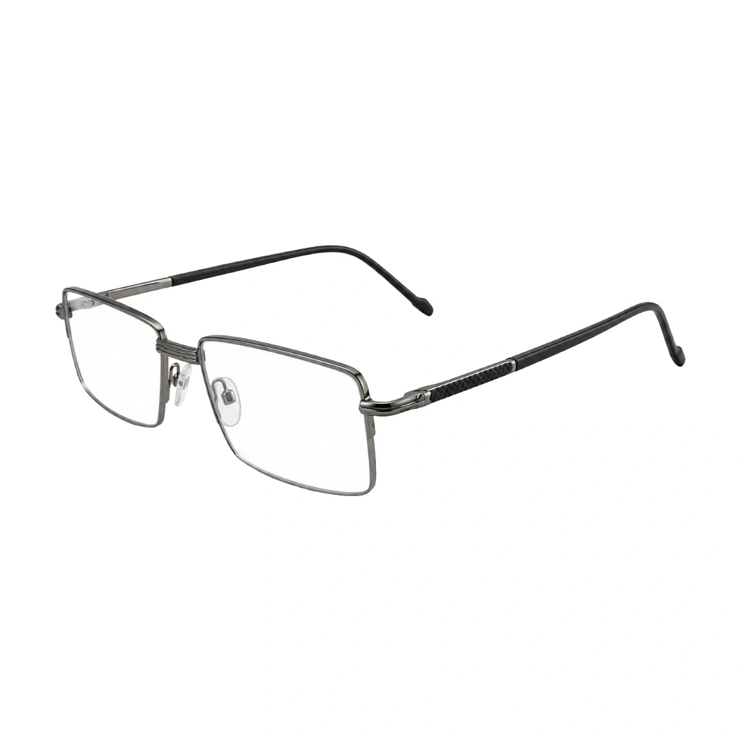 Zoe Miller ICN3610 | Semi-Rimless Prescription Rectangle Eyeglasses-zoom-2