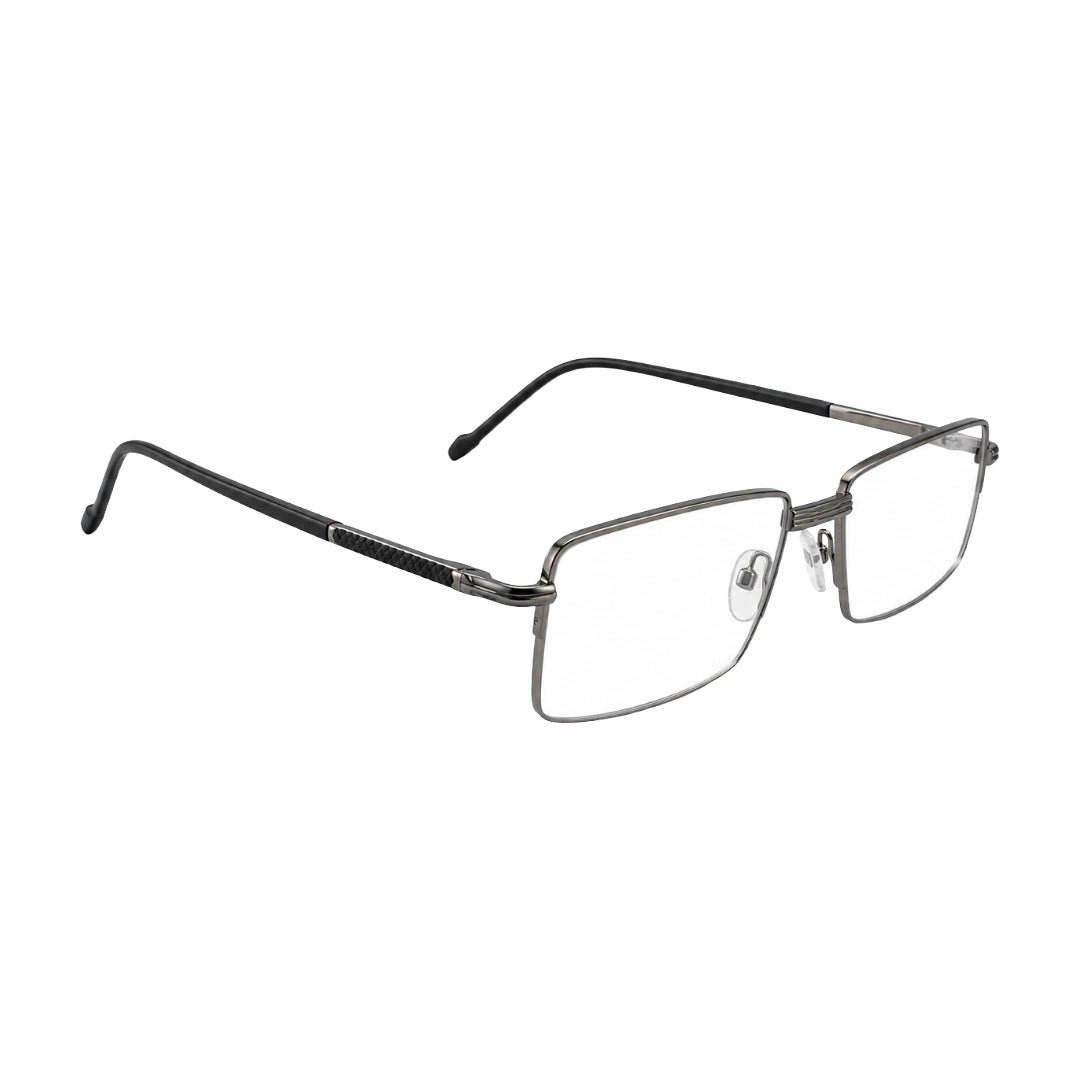 Zoe Miller ICN3610 | Semi-Rimless Prescription Rectangle Eyeglasses-5