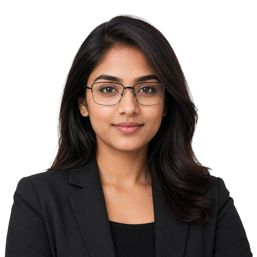 Zoe Miller ICN3610 | Semi-Rimless Prescription Rectangle Eyeglasses-zoom-8