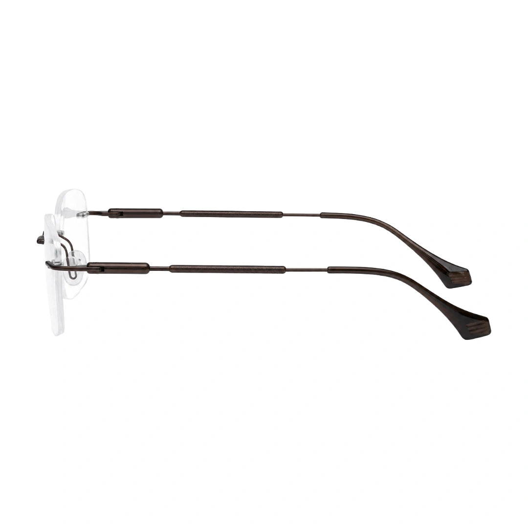 Zoe Miller ICN-3619 Rimless Rectangular Prescription Eyeglasses-12