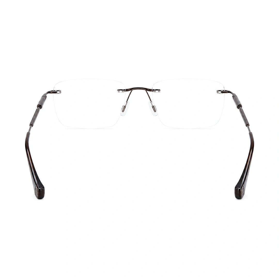 Zoe Miller ICN-3619 Rimless Rectangular Prescription Eyeglasses-13