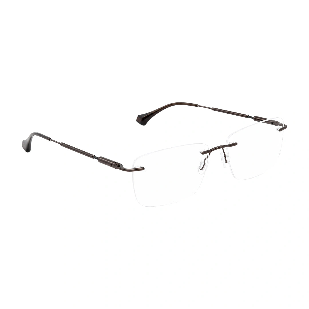 Zoe Miller ICN-3619 Rimless Rectangular Prescription Eyeglasses-14
