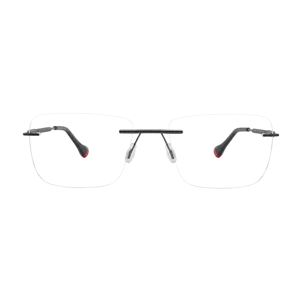 Zoe Miller ICN-3619 Rimless Rectangular Prescription Eyeglasses