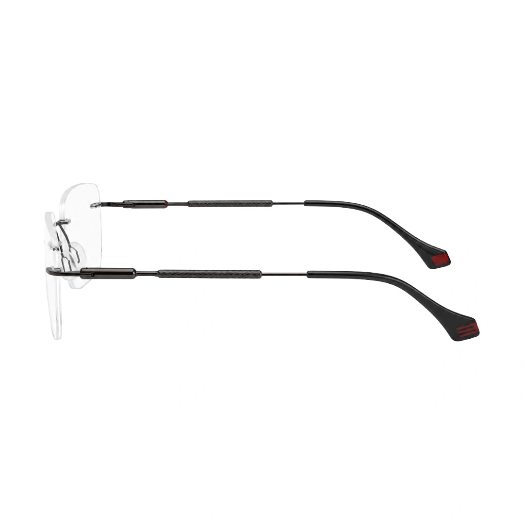 Zoe Miller ICN-3619 Rimless Rectangular Prescription Eyeglasses-3