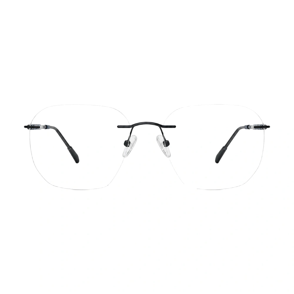 Zoe Miller ICN-3620 | Modern Frameless Square Eyeglasses