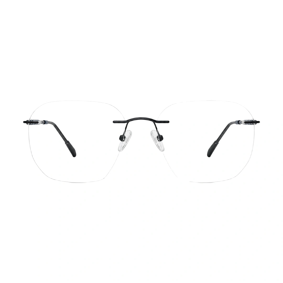 Zoe Miller ICN-3620 | Modern Frameless Square Eyeglasses-zoom-1