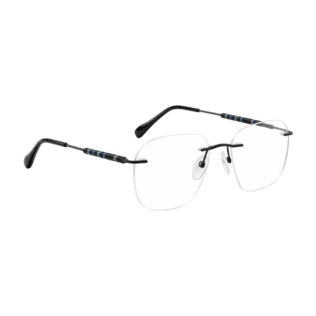 Zoe Miller ICN-3620 | Modern Frameless Square Eyeglasses-5