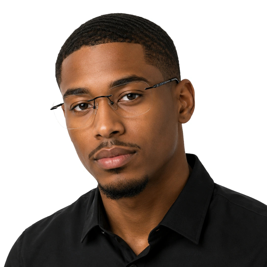 Zoe Miller ICN-3620 | Modern Frameless Square Eyeglasses-zoom-7