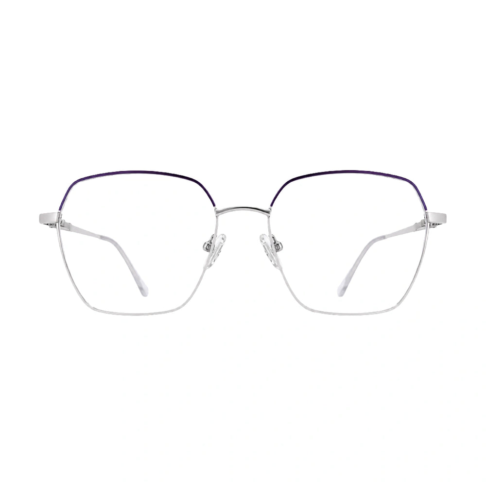 Zoe Miller ICN 3629 | Oversized Geometric Metal Prescription Eyeglasses