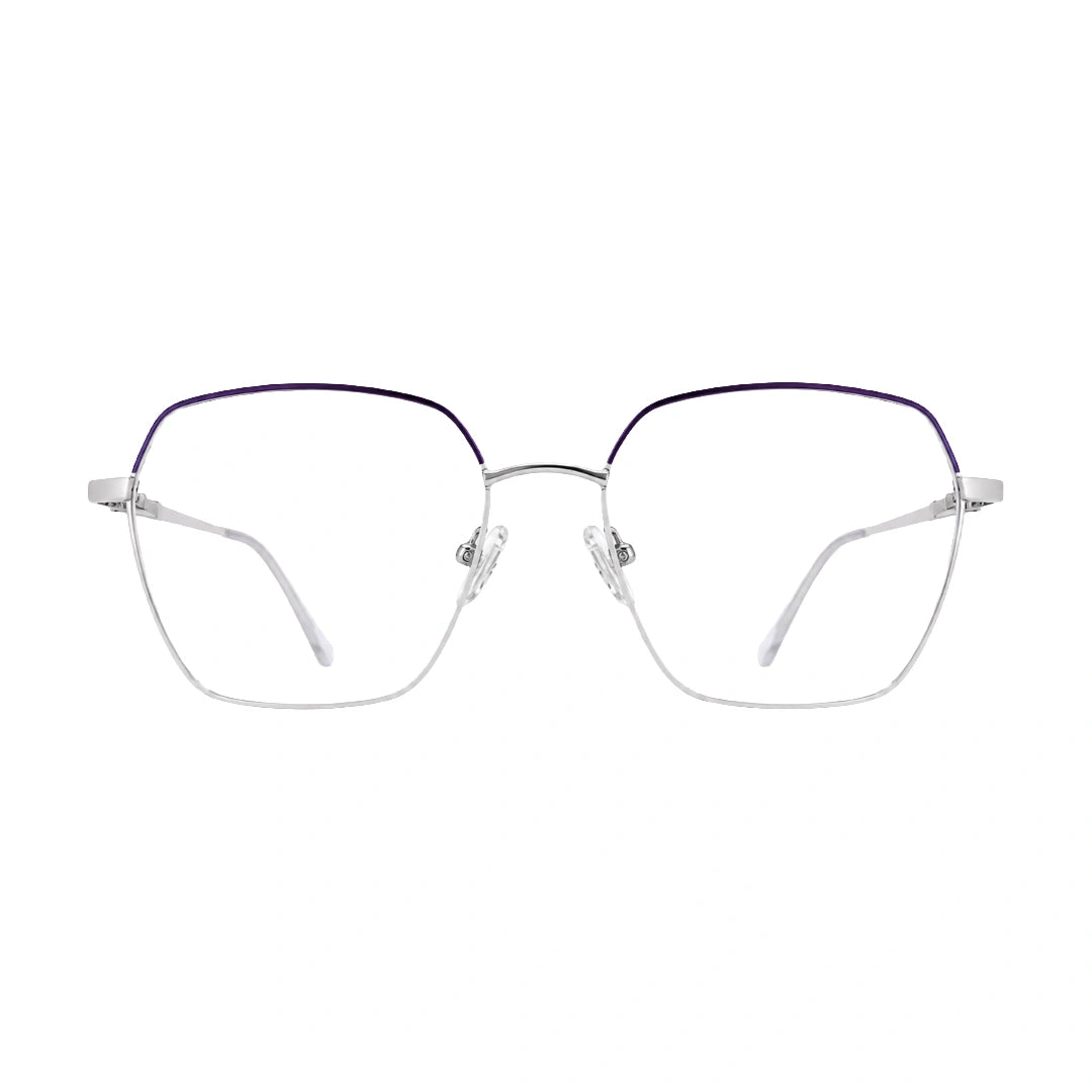 Zoe Miller ICN 3629 | Oversized Geometric Metal Prescription Eyeglasses-1