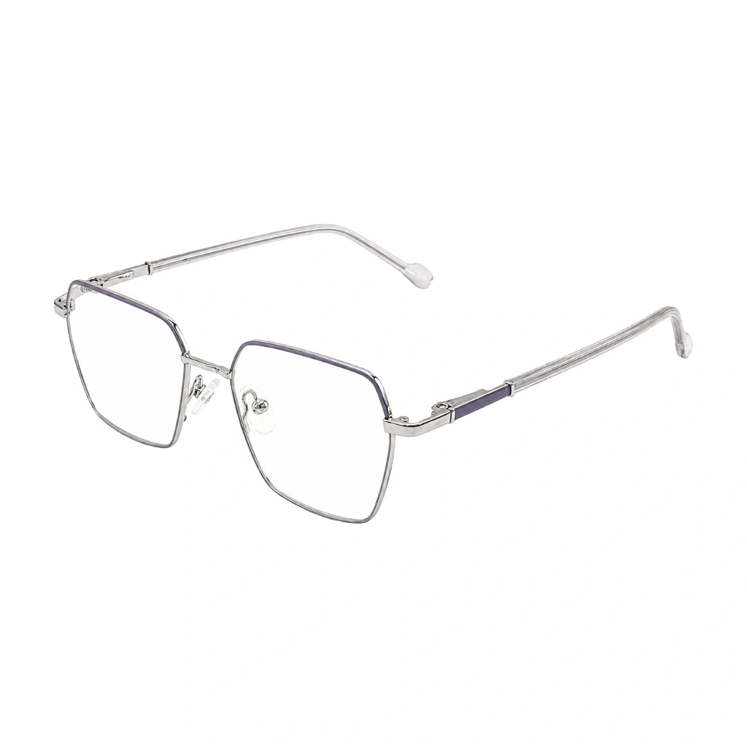Zoe Miller ICN 3629 | Oversized Geometric Metal Prescription Eyeglasses-zoom-2