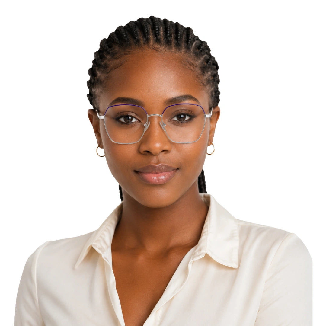 Zoe Miller ICN 3629 | Oversized Geometric Metal Prescription Eyeglasses-zoom-8