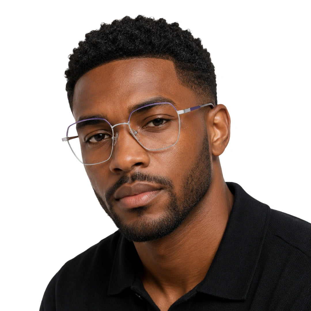 Zoe Miller ICN 3629 | Oversized Geometric Metal Prescription Eyeglasses-zoom-9