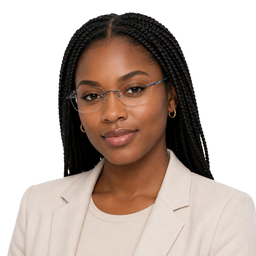 Zoe Miller ICN 3632 | Premium Frameless Prescription Eyeglasses-15