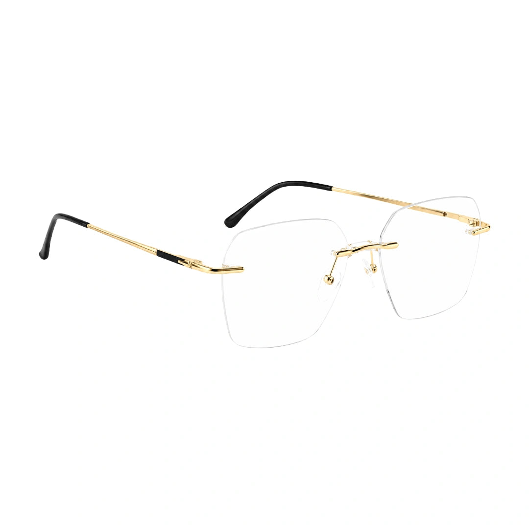 Zoe Miller ICN 3633 | Everyday Rimless Prescription Eyeglasses-zoom-5