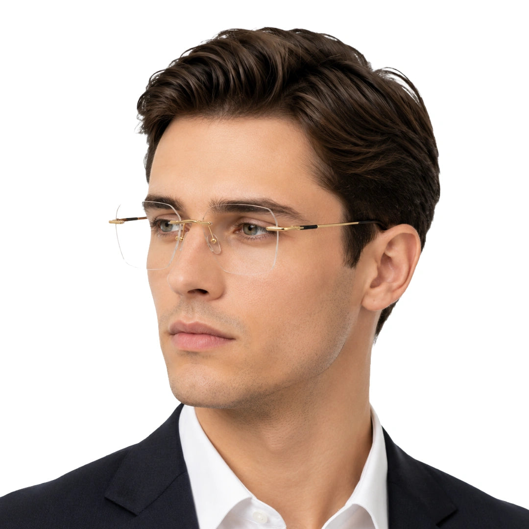 Zoe Miller ICN 3633 | Everyday Rimless Prescription Eyeglasses-7