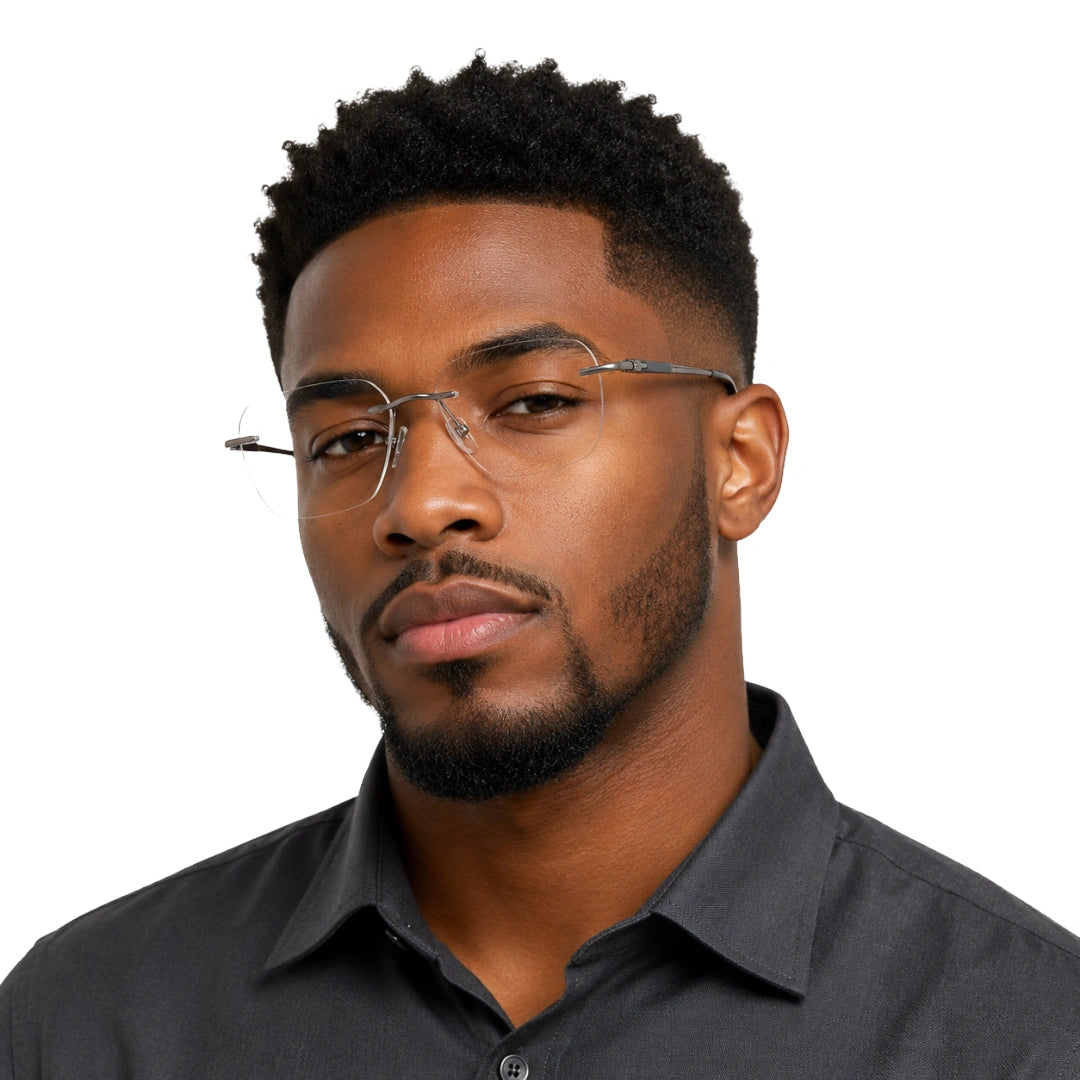 Zoe Miller ICN 3633 | Everyday Rimless Prescription Eyeglasses-zoom-16