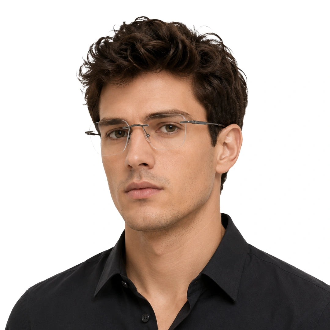 Zoe Miller ICN 3633 | Everyday Rimless Prescription Eyeglasses-18