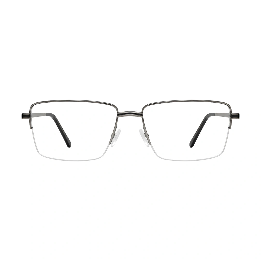 Zoe Miller Iconic Collection – ICN 3635 Half-Rim Square Optical Frame-zoom-1