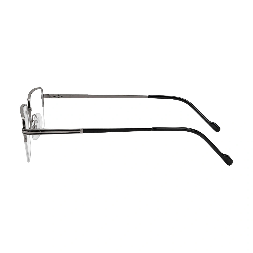 Zoe Miller Iconic Collection – ICN 3635 Half-Rim Square Optical Frame-3