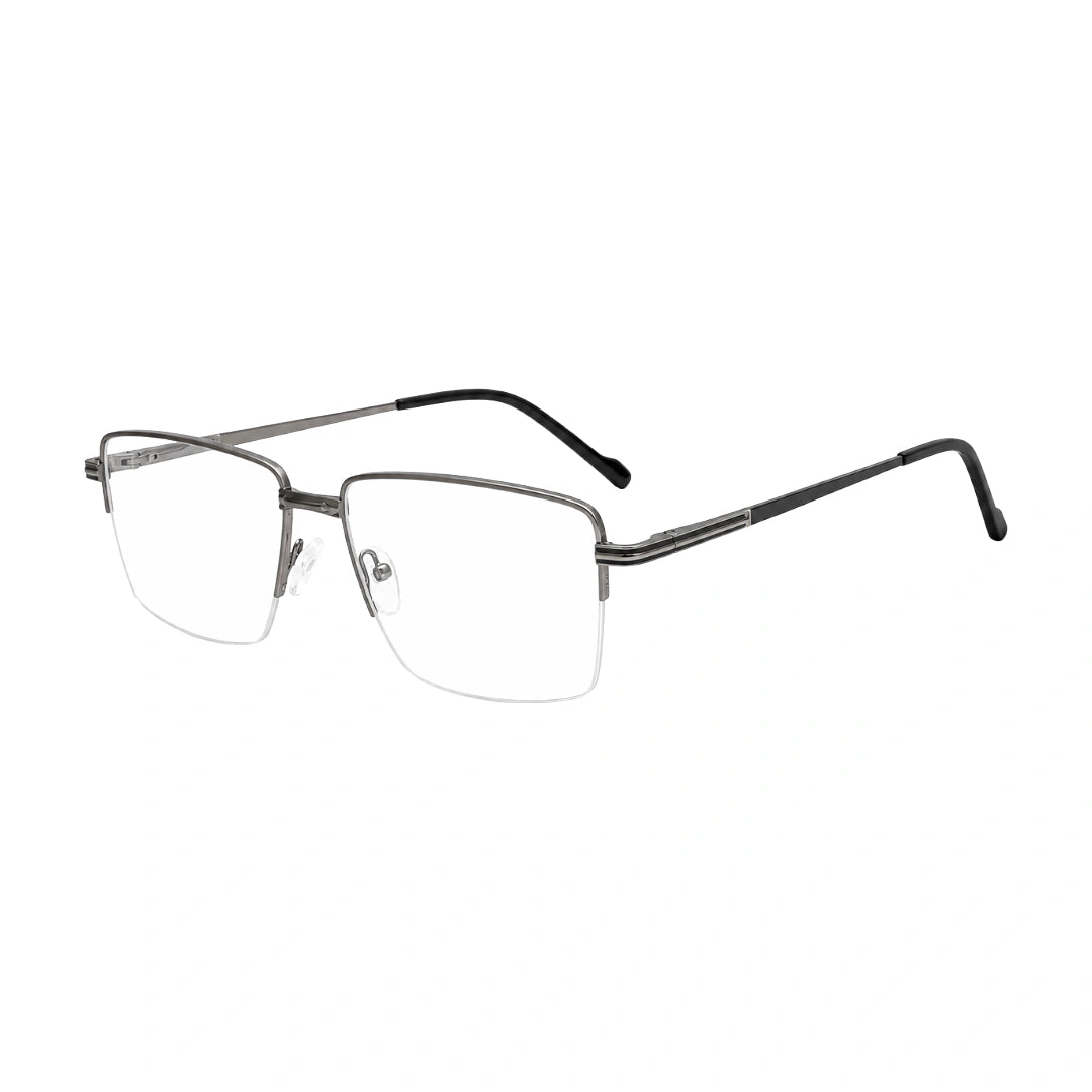 Zoe Miller Iconic Collection – ICN 3635 Half-Rim Square Optical Frame-zoom-2