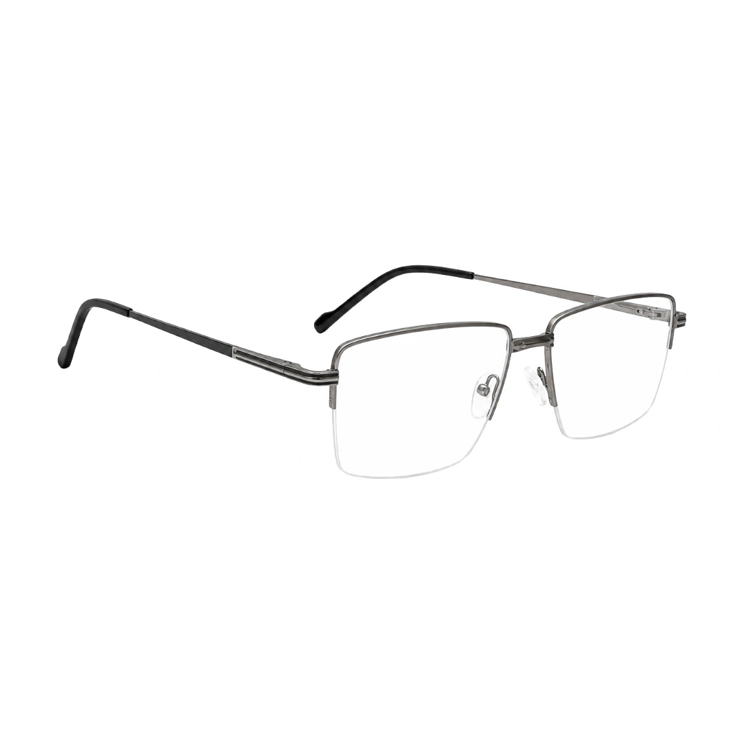 Zoe Miller Iconic Collection – ICN 3635 Half-Rim Square Optical Frame-5