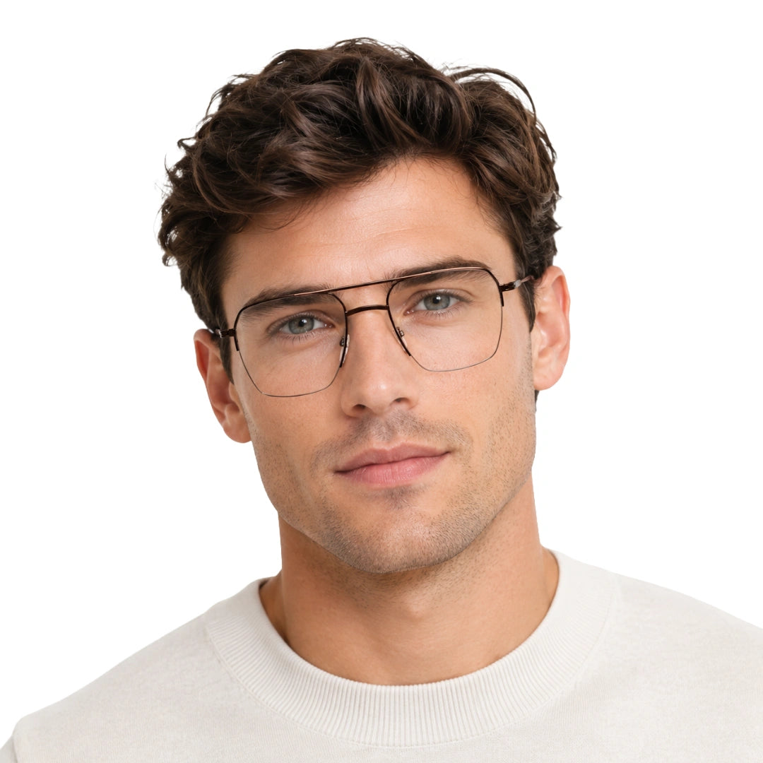 Zoe Miller ICN 3636 | Minimalist Semi-Rimless Prescription Eyeglasses-16