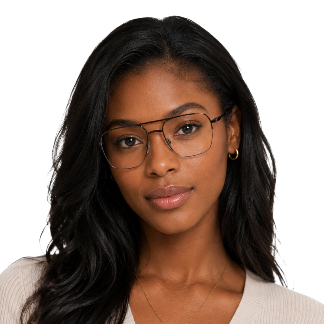 Zoe Miller ICN 3636 | Minimalist Semi-Rimless Prescription Eyeglasses-zoom-17