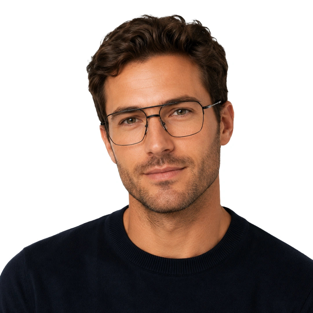 Zoe Miller ICN 3636 | Minimalist Semi-Rimless Prescription Eyeglasses-zoom-9
