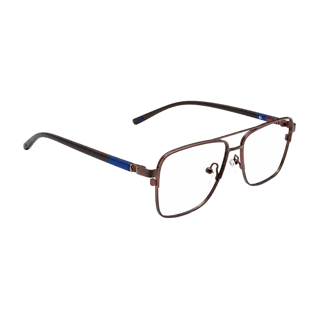ICN 3653 Frame zoe miller iconic collection in copper, side profile view