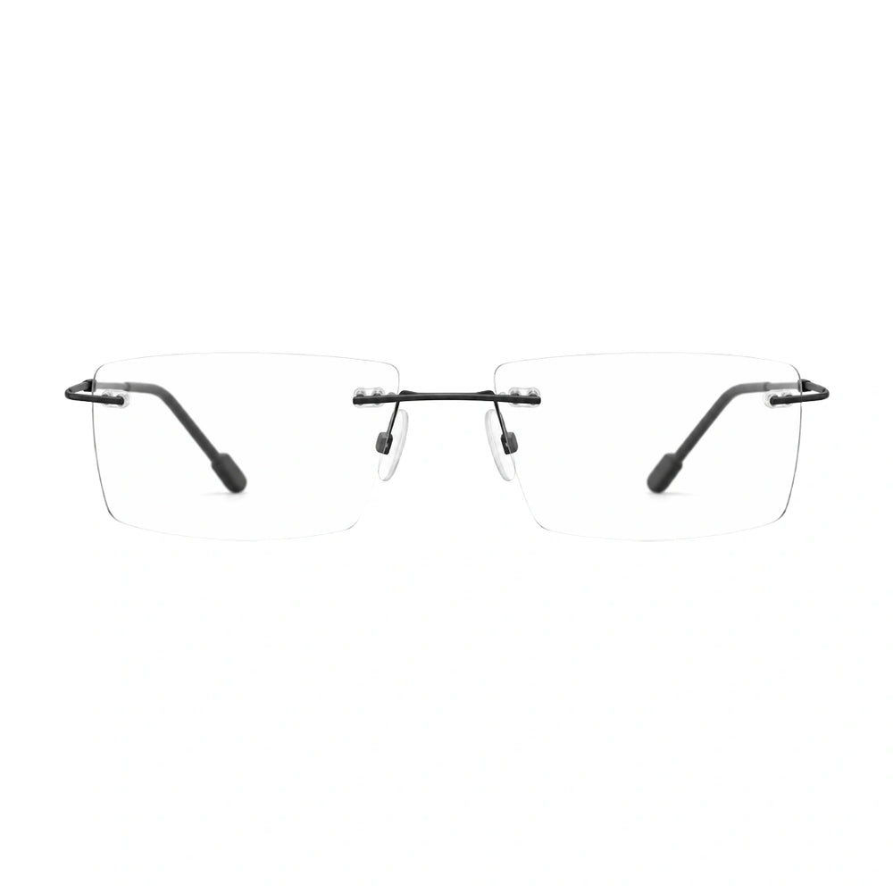 INSTAGRAM 8804 | Clean-Line Rimless Rectangle Eyeglasses