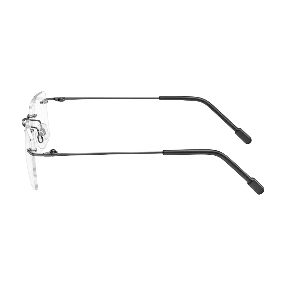 INSTAGRAM 8804 | Clean-Line Rimless Rectangle Eyeglasses-zoom-3