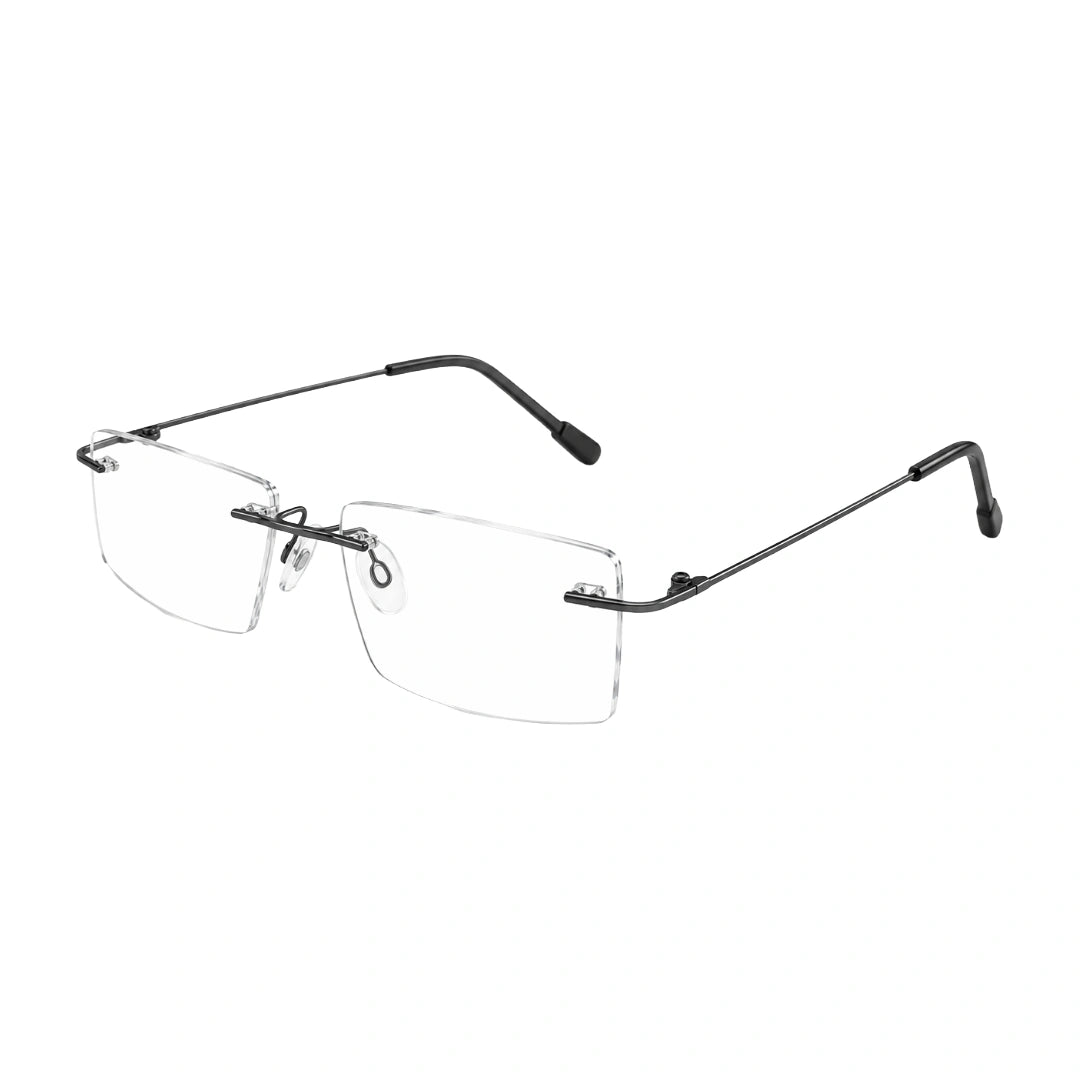 INSTAGRAM 8804 | Clean-Line Rimless Rectangle Eyeglasses
