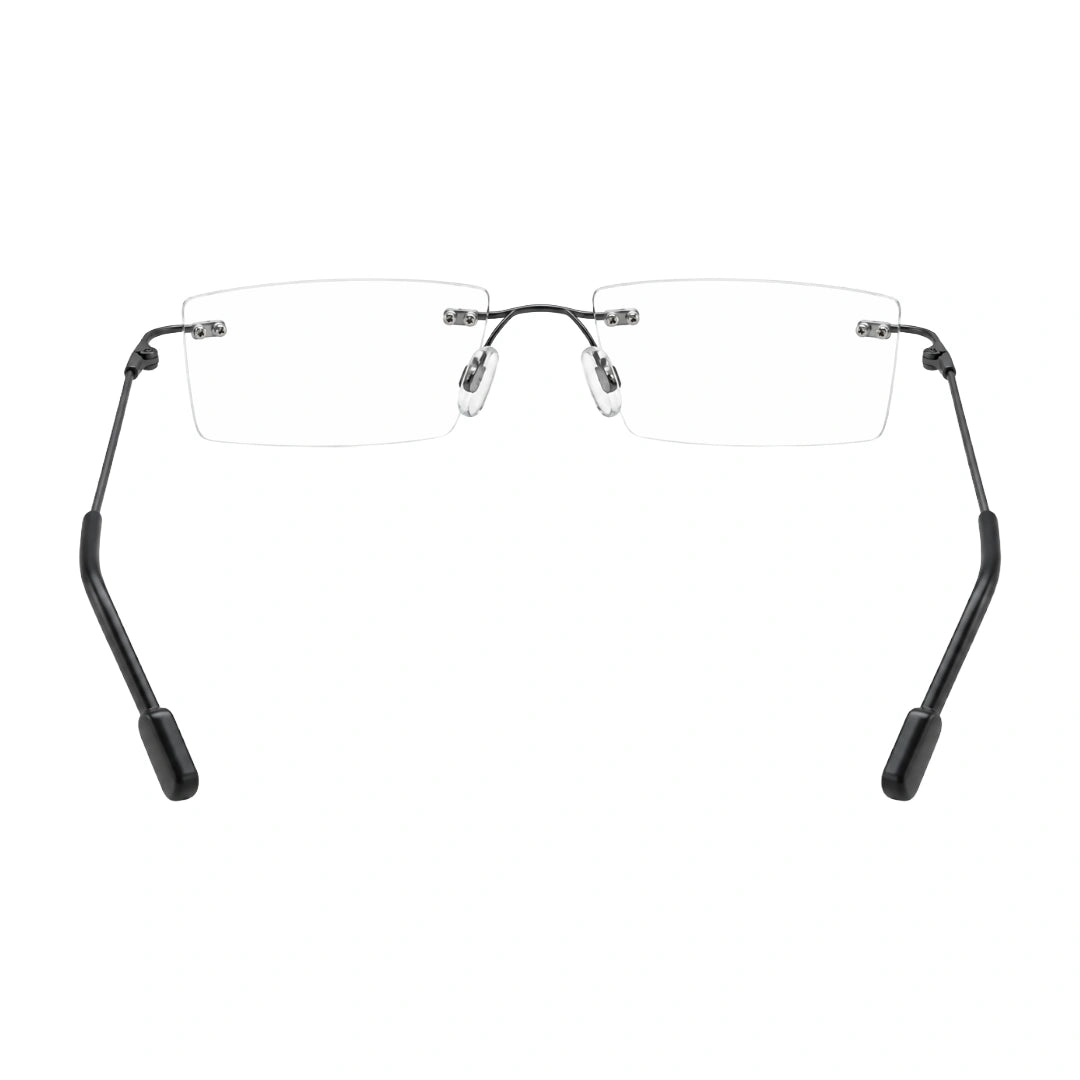 INSTAGRAM 8804 | Clean-Line Rimless Rectangle Eyeglasses-zoom-4