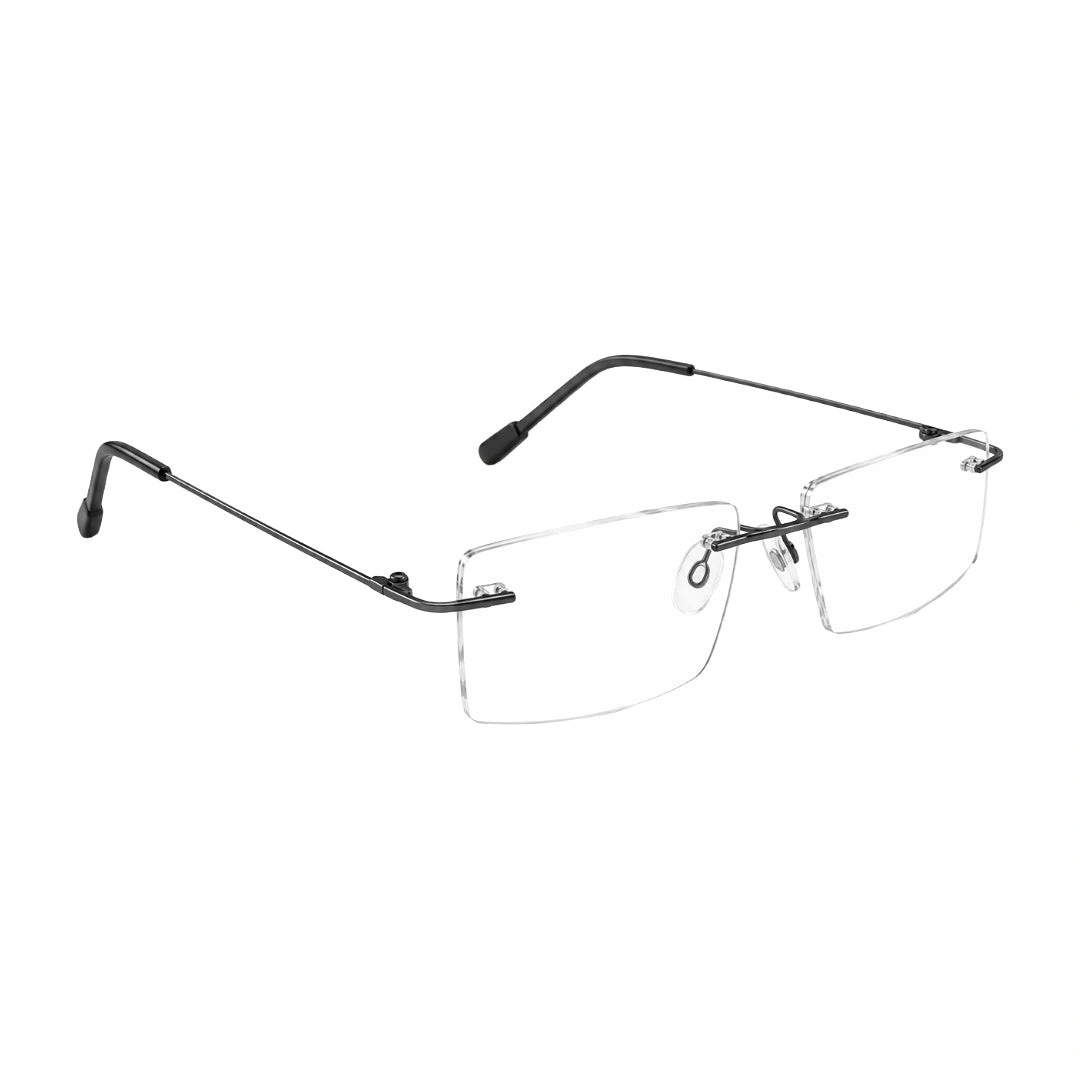 INSTAGRAM 8804 | Clean-Line Rimless Rectangle Eyeglasses-zoom-5
