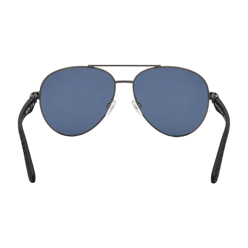 Kenneth Cole Reaction KC1318 Sunglasses – Gunmetal Aviator with Blue Lenses-zoom-