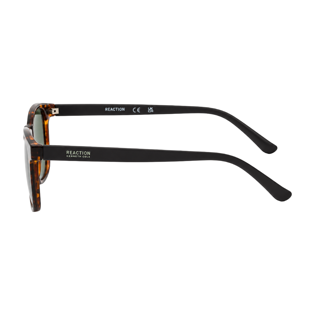 Kenneth Cole Reaction KC1414 Sunglasses – Dark Havana Frame with Green Lenses-zoom-3