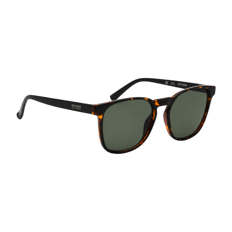Kenneth Cole Reaction KC1414 Sunglasses – Dark Havana Frame with Green Lenses-zoom-