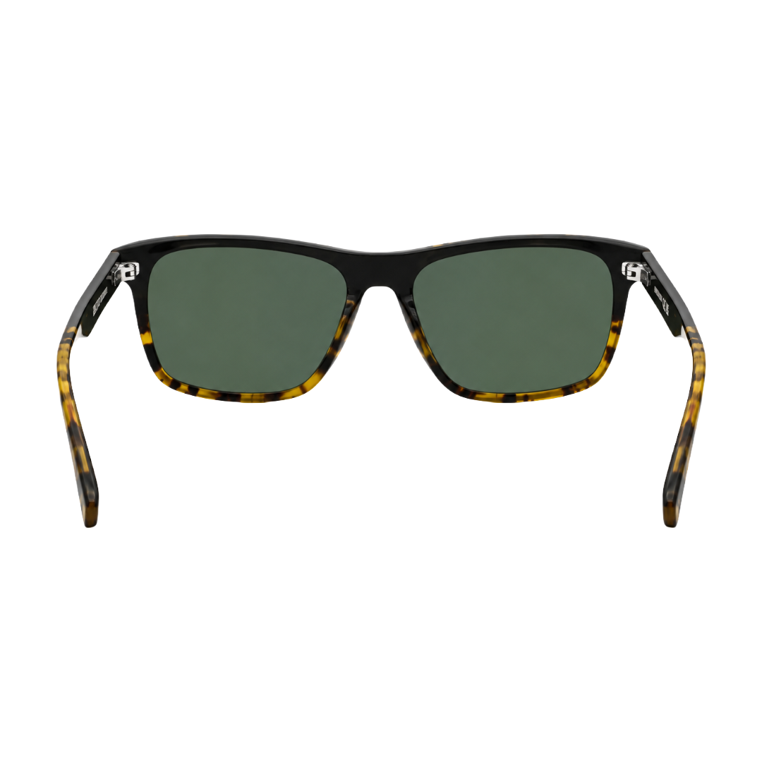Kenneth Cole New York KCN00040 Rectangle Sunglasses – Black Tortoise / Green Lens-4