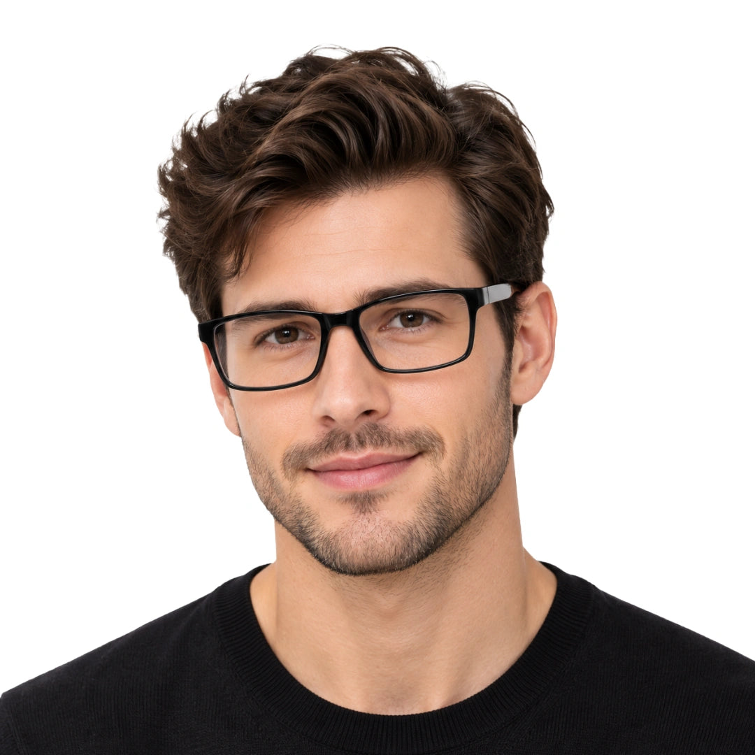 LENSMAKE | Classic Rectangular Reading Glasses-9