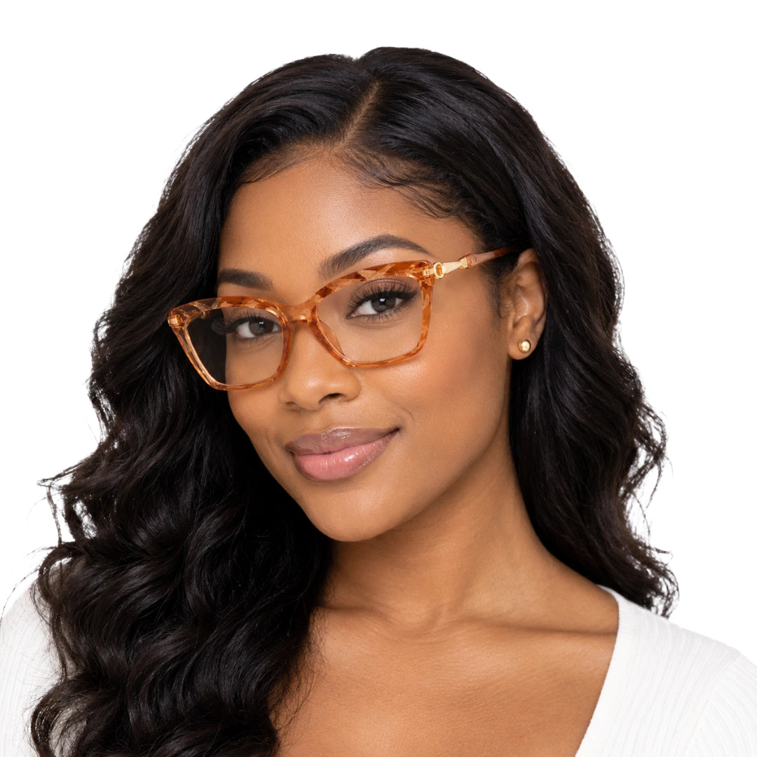 LENSMAKE | Distinctive Cat-Eye Reading Glasses with Hard Case-zoom-26